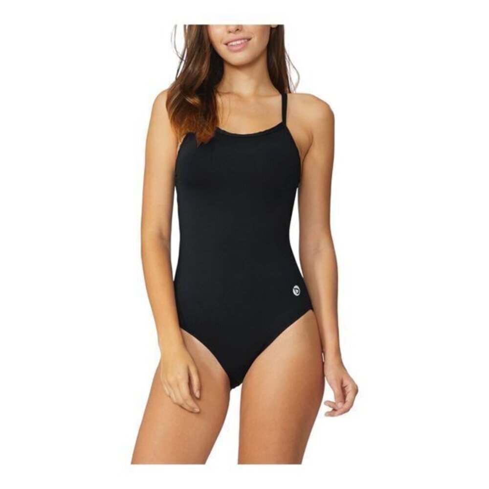 BALEAF Black Swimsuit Athletic Training Adjustable Strap Size 36 NWT #6872
